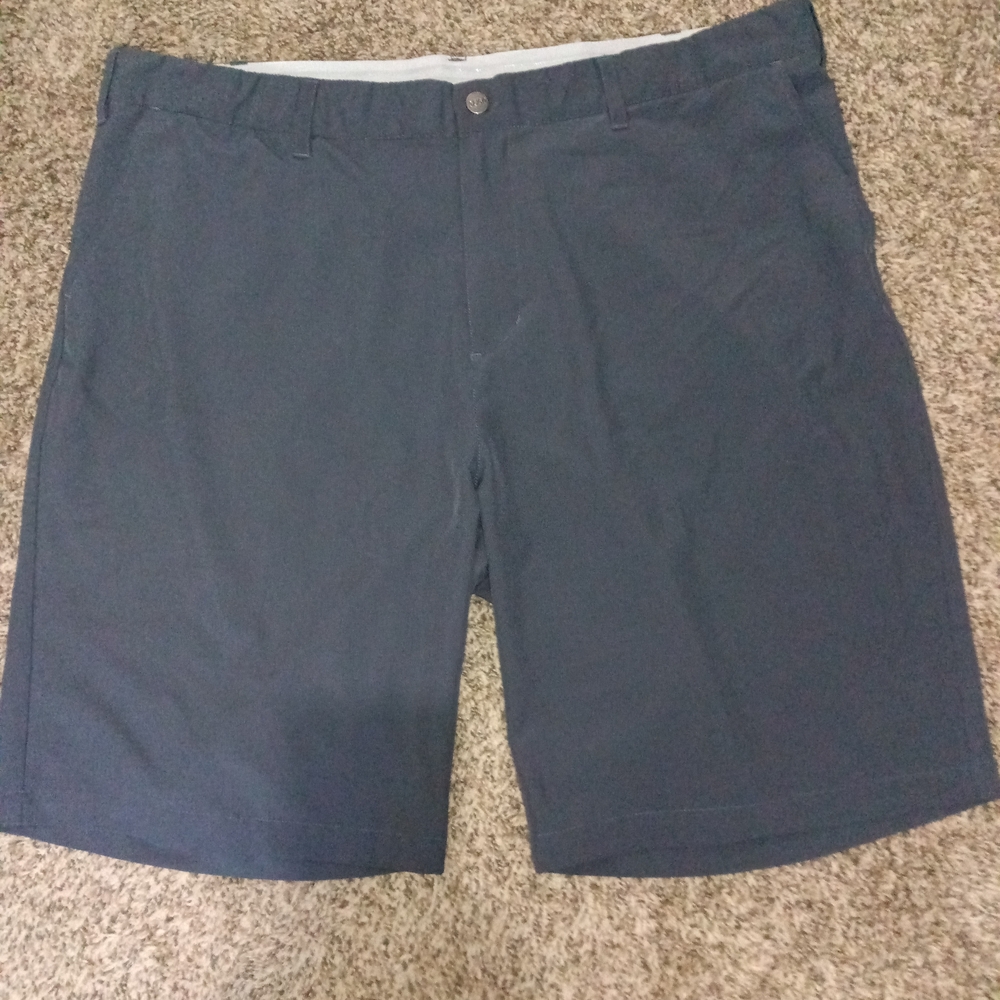 Gray Sligo Flat Front Men's Shorts Size 40/10 Golf Pickleball Sport 12 In Rise